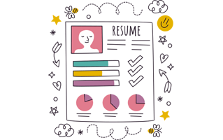 Resume Free Sticker PNG