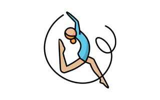 Rhythmic Gymnastics Free Sticker PNG