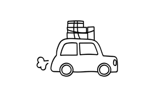 Road Trip Free Sticker PNG