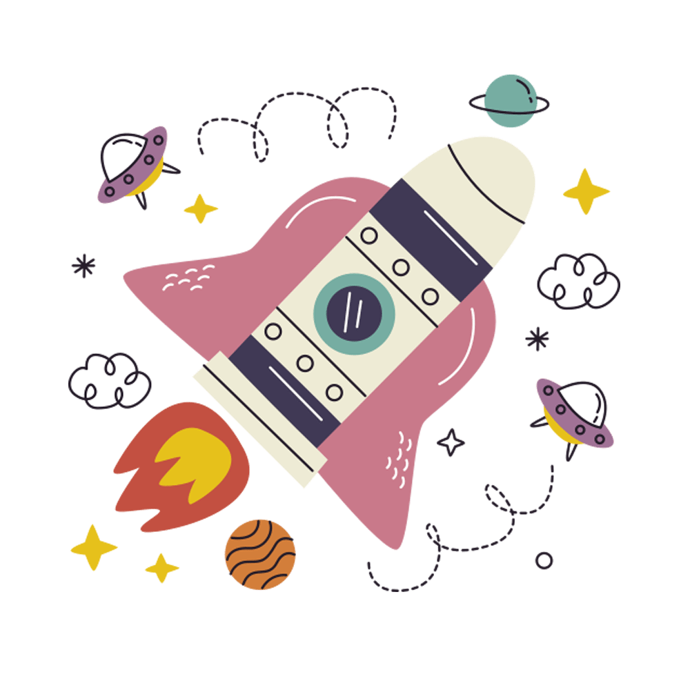 Rocket Ship Free Sticker Transparent Photo