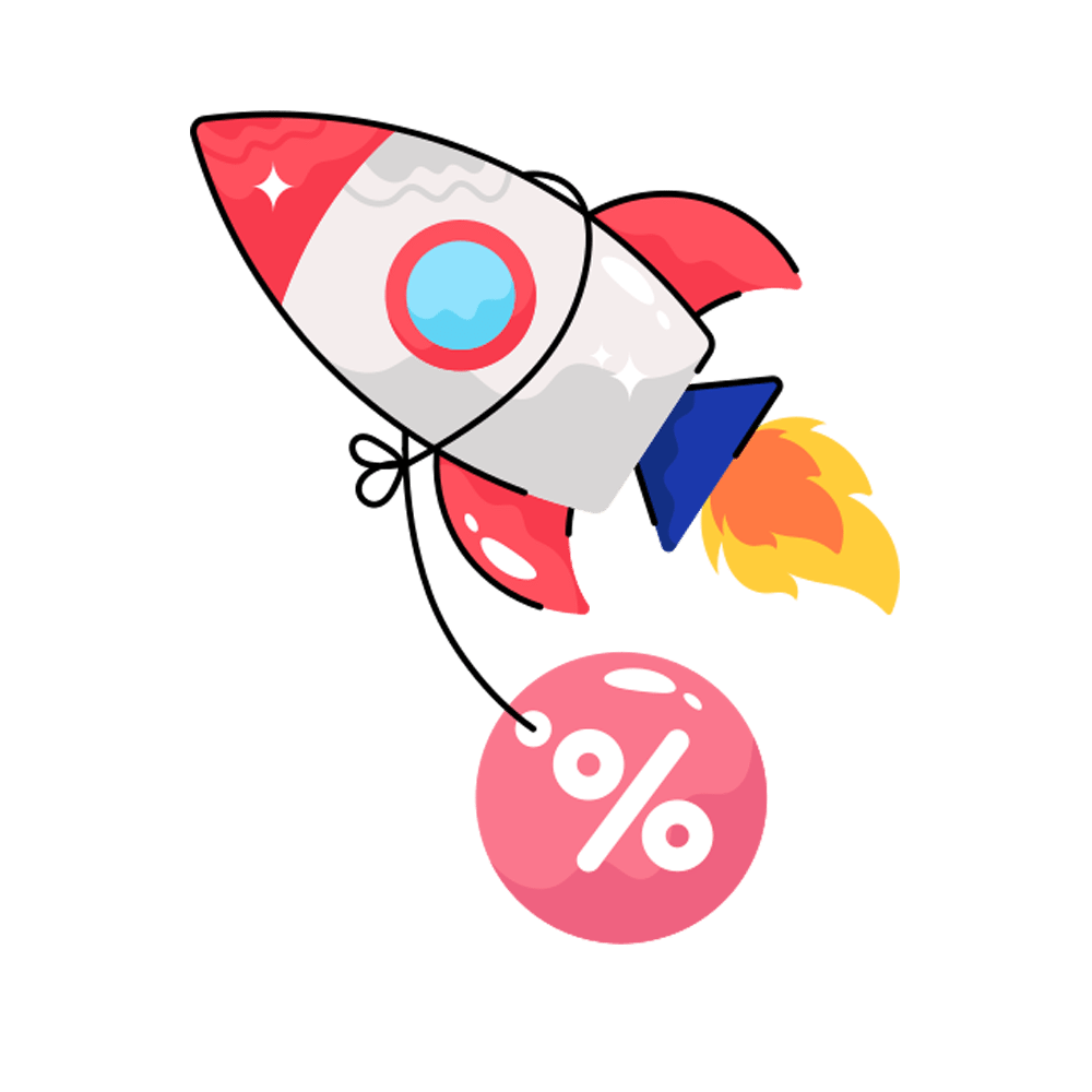 Rocket Ship Free Sticker Transparent Picture