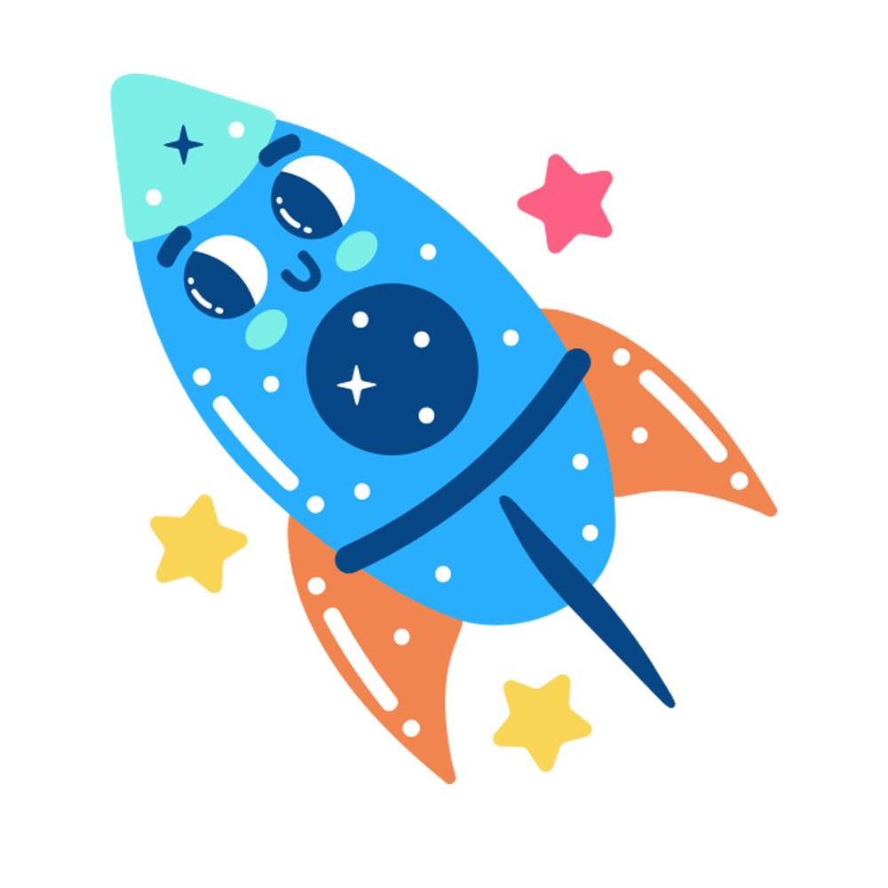 Rocket Ship Free Sticker Transparent Clipart