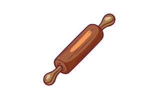 Rolling Pin Free Sticker PNG