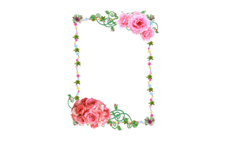Rose Frame PNG
