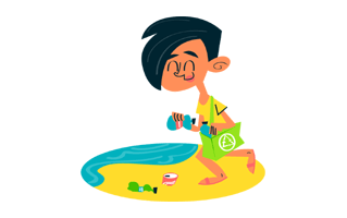 Rubbish Sticker PNG