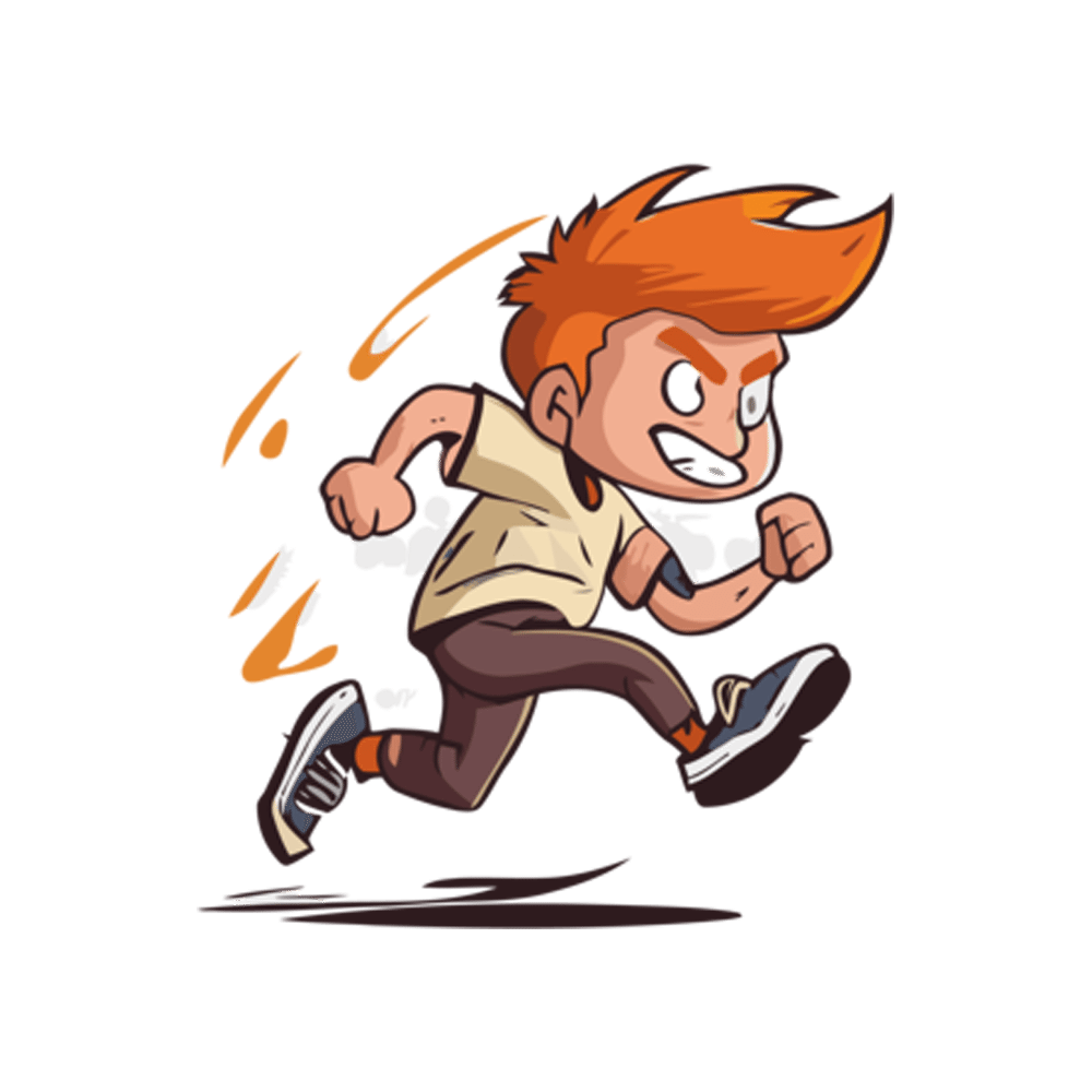 Running Free Sticker Transparent Photo