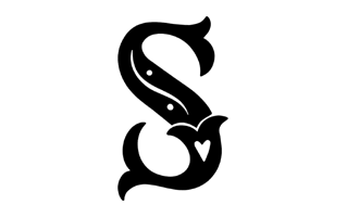 S Sticker PNG