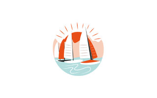 Sailboat Free Sticker PNG