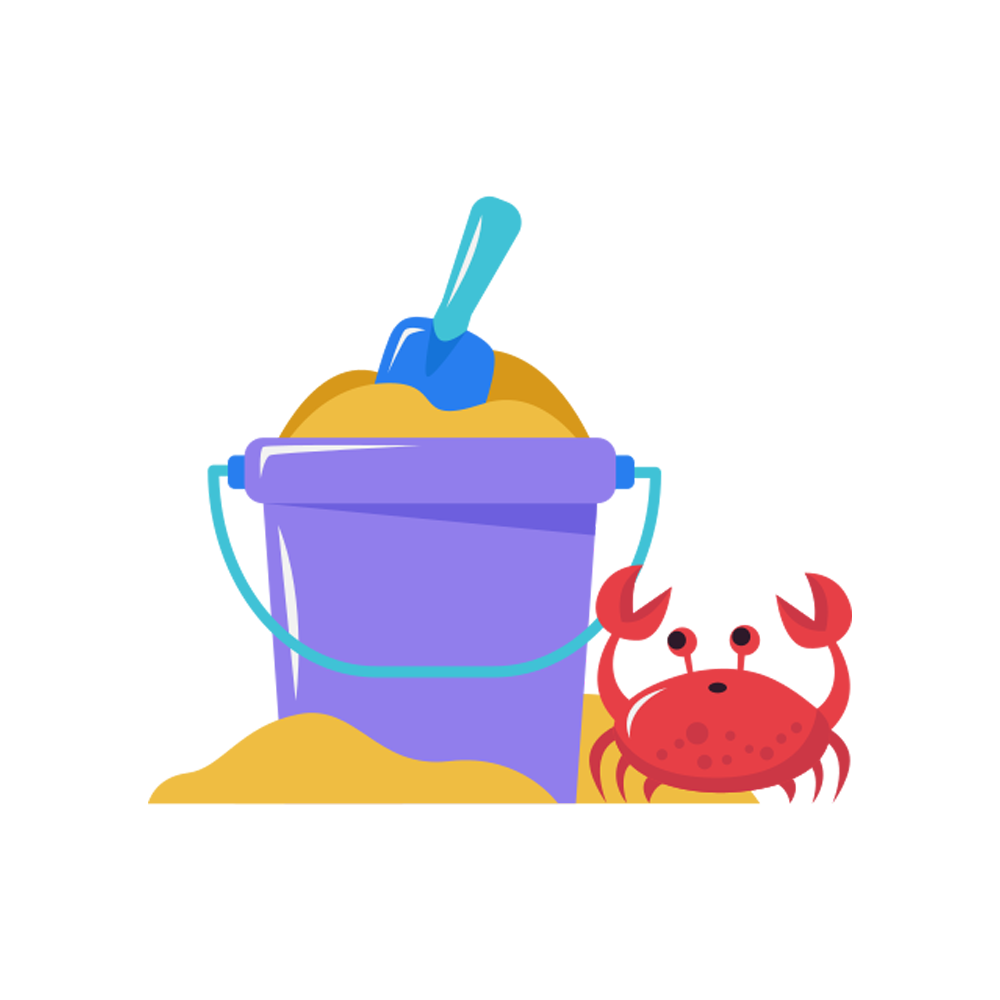 Sand Bucket Sticker Transparent Gallery