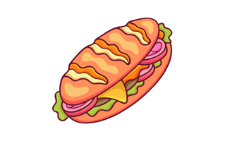 Sandwich Free Sticker PNG
