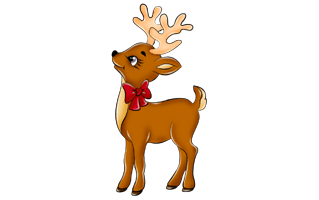 Santa Claus Reindeer PNG