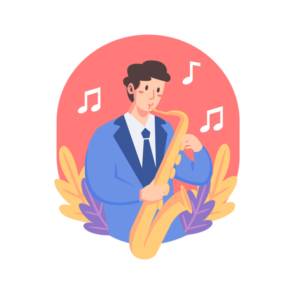 Saxophone Free Sticker Transparent Photo
