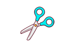 Scissors Free Sticker PNG