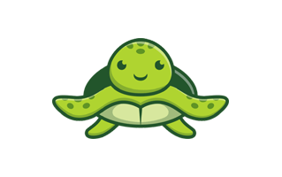 Sea Turtle Sticker PNG