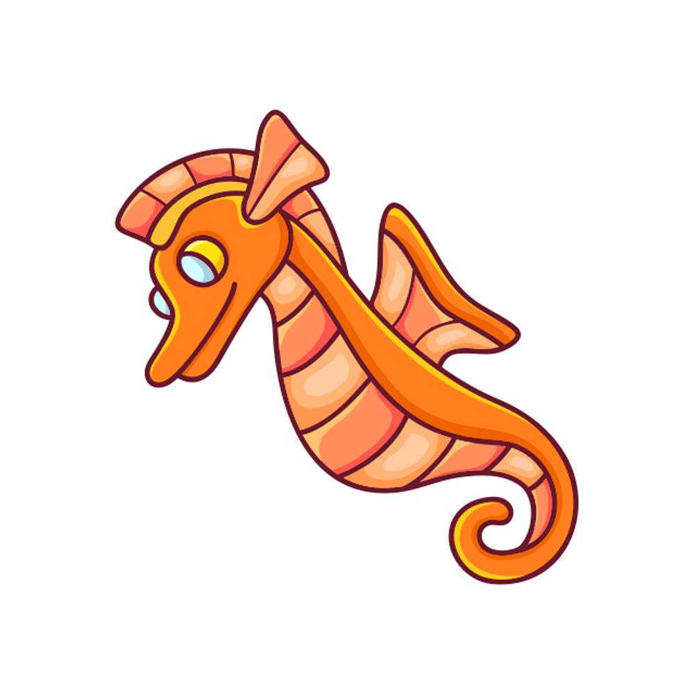 Seahorse Free Sticker Transparent Picture
