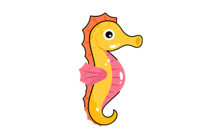 Seahorse Free Sticker PNG