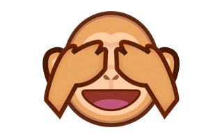 See No Evil Monkey Emoji PNG