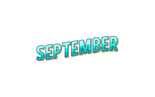 September Free Sticker PNG