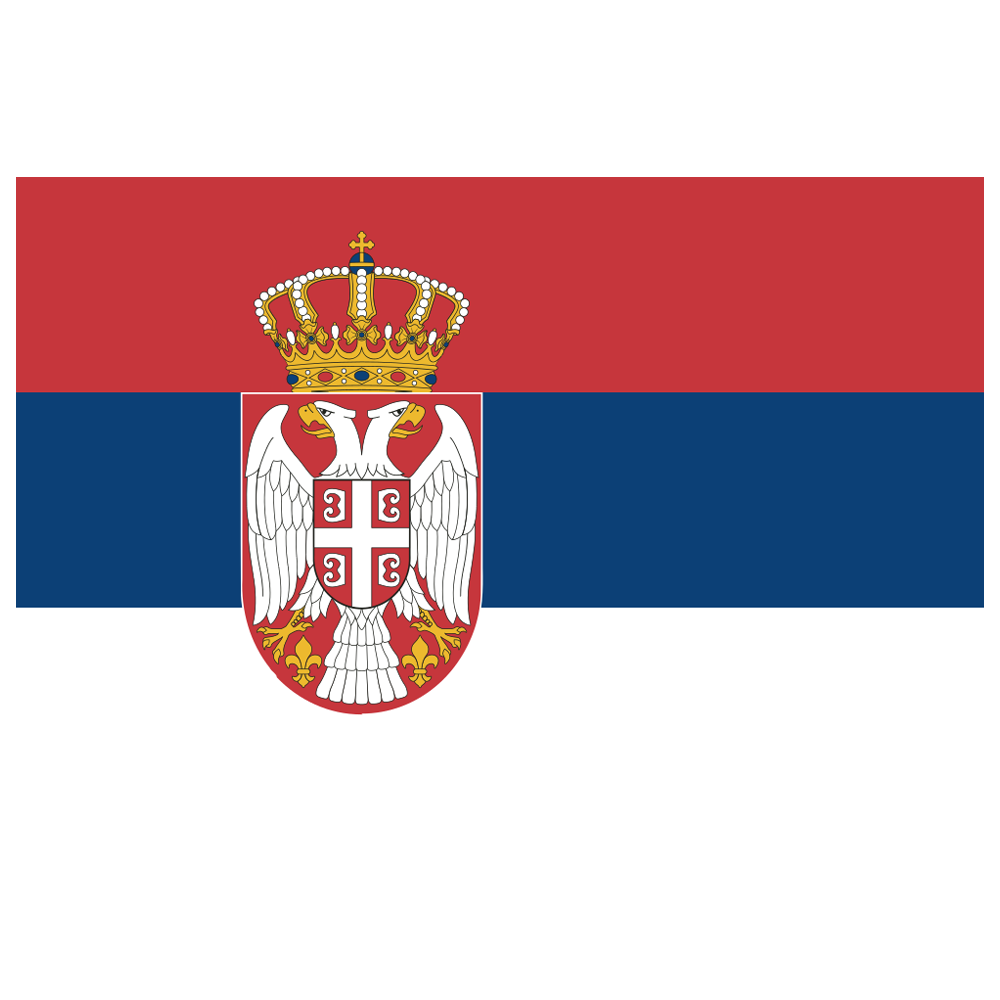 Serbia Flag Transparent Clipart