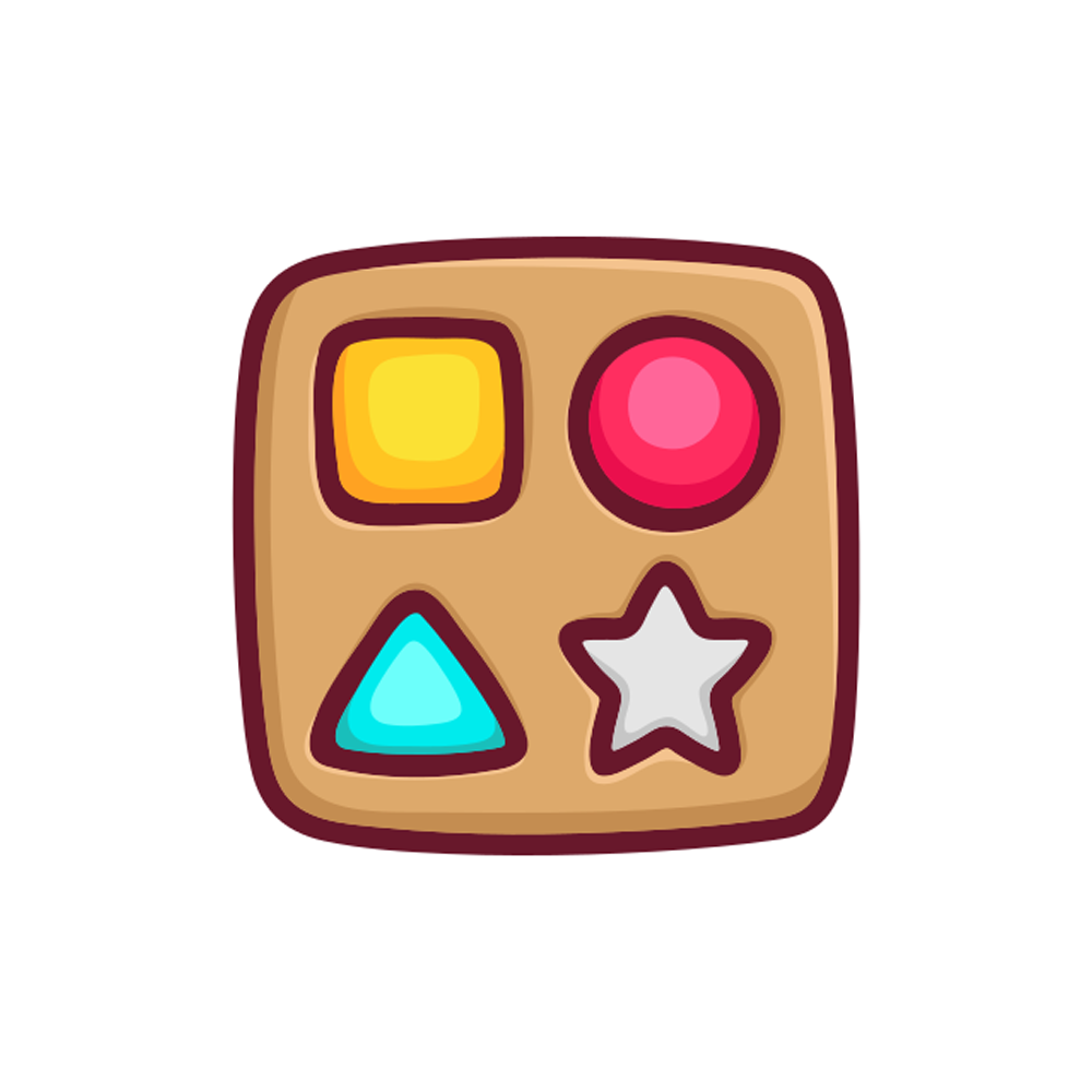 Shape Toy Sticker Transparent Gallery