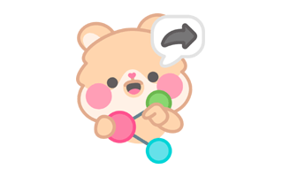Share Free Sticker