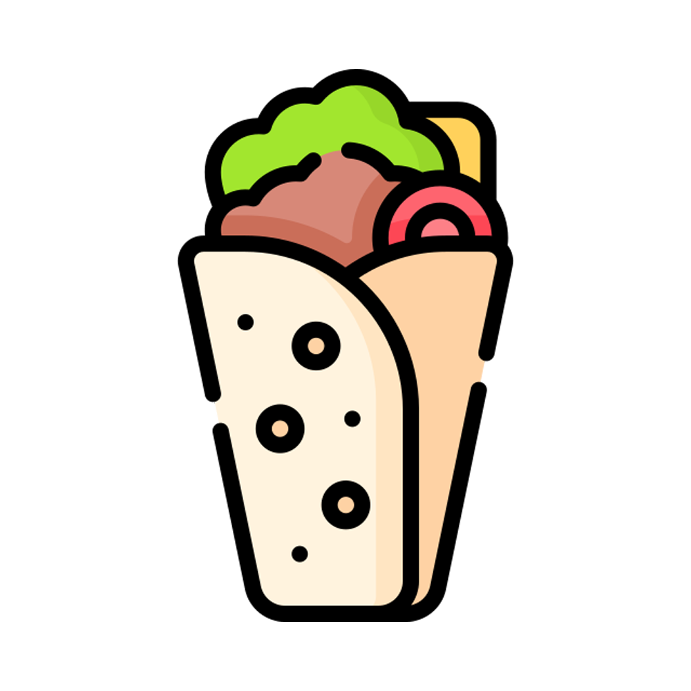 Shawarma Free Sticker Transparent Photo