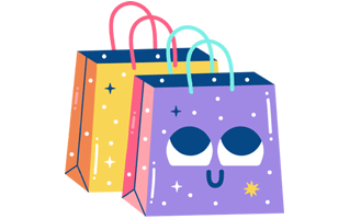 Shopping Bag Free Sticker PNG