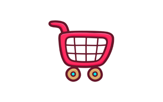 Shopping Cart Free Sticker PNG