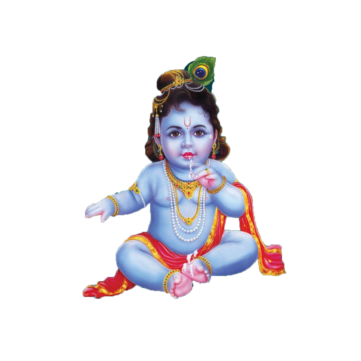 Shri Krishna Transparent Picture
