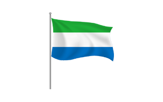 Sierra Leone Flag PNG
