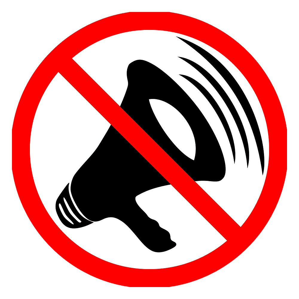 Включи звук потише. Не шуметь. Знак нельзя шуметь. Значок не шуметь. Кричать запрещено.