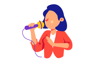 Sing Stickers PNG