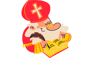 Sinterklaas Sticker PNG