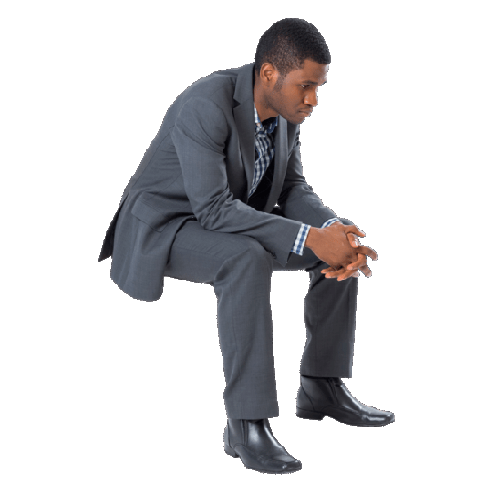 Sitting Businessman Transparent Image