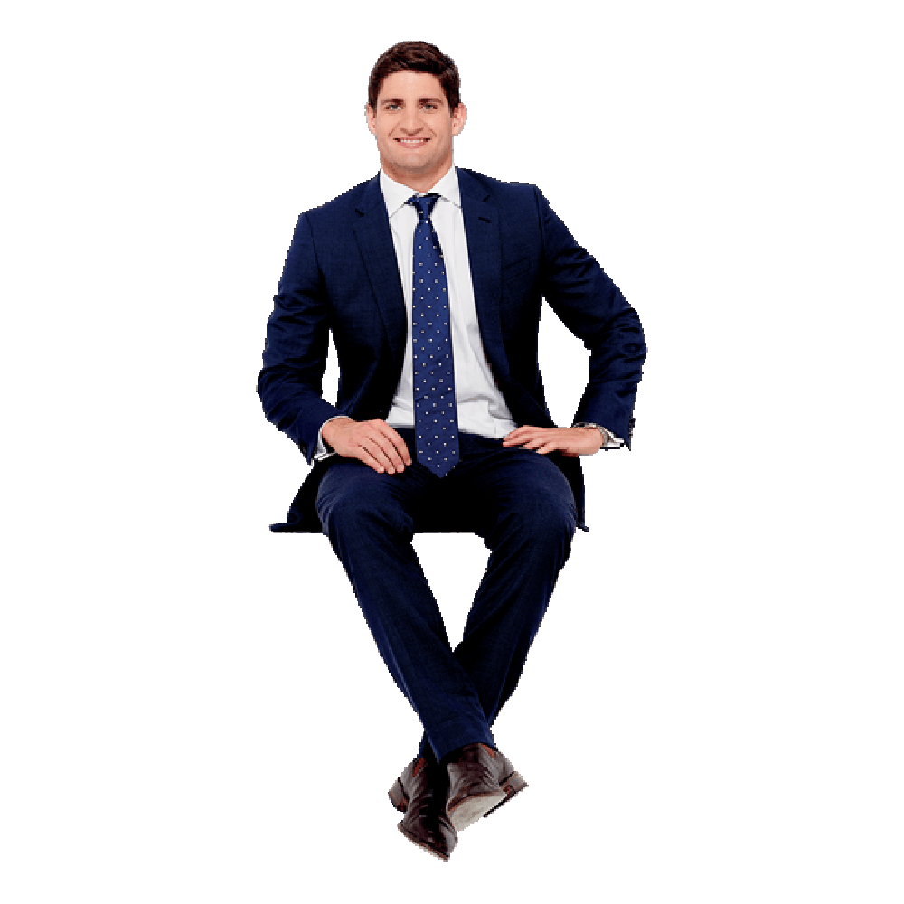 Sitting Businessman Transparent Photo