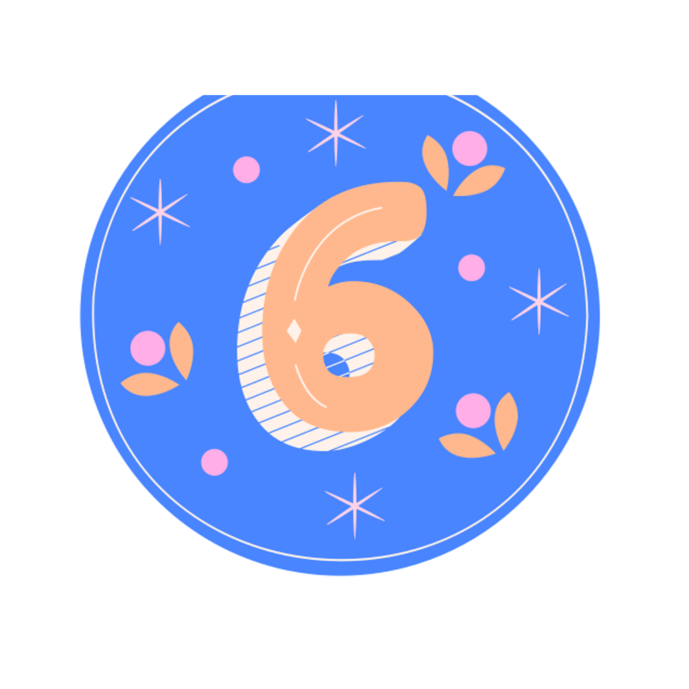 Six Free Sticker Transparent Gallery