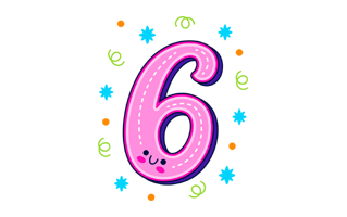 Six Free Sticker PNG