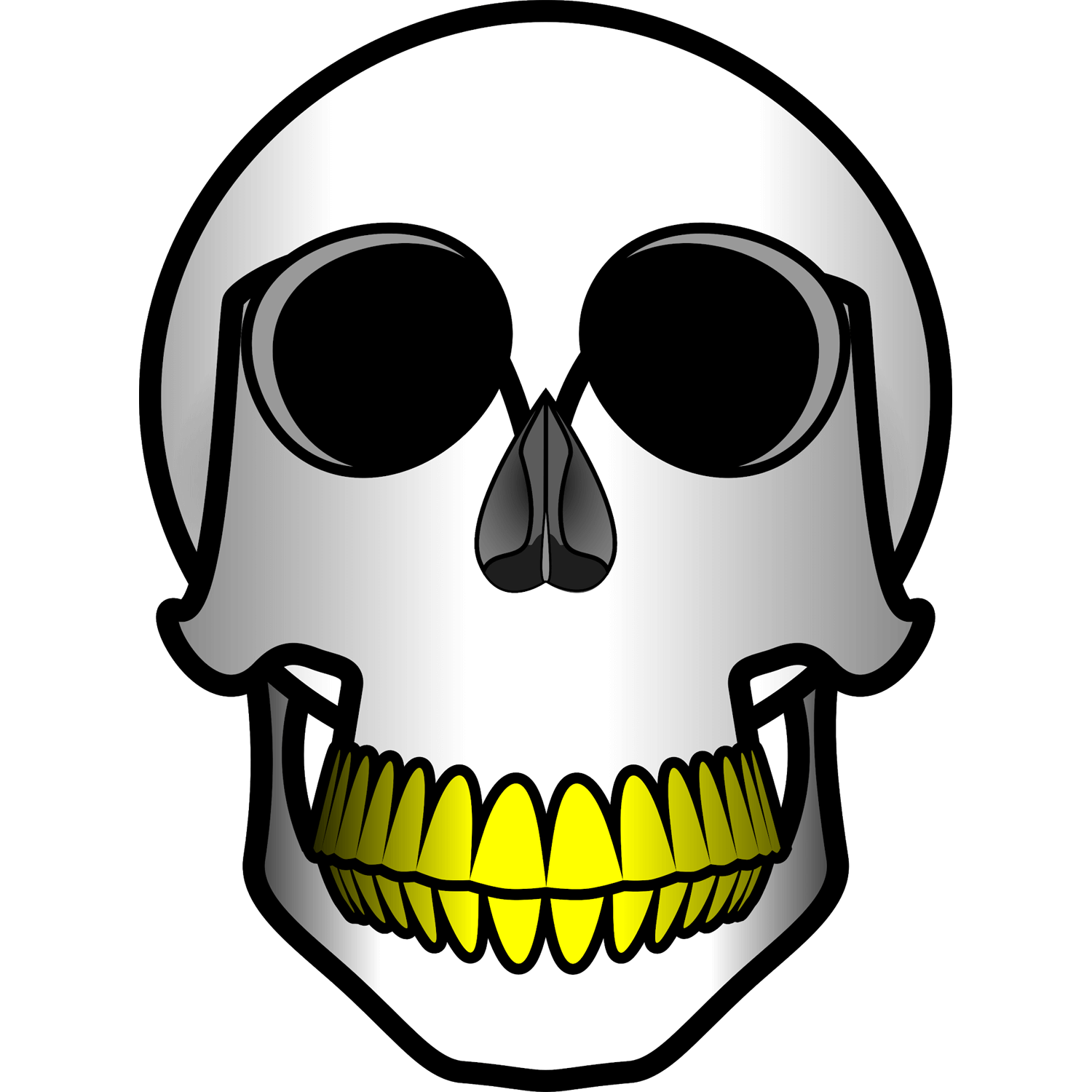 Skull Vector Transparent Clipart