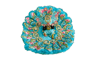Sky Blue Laddu Gopal Dress PNG