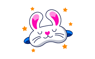 Sleeping Mask Free Sticker PNG