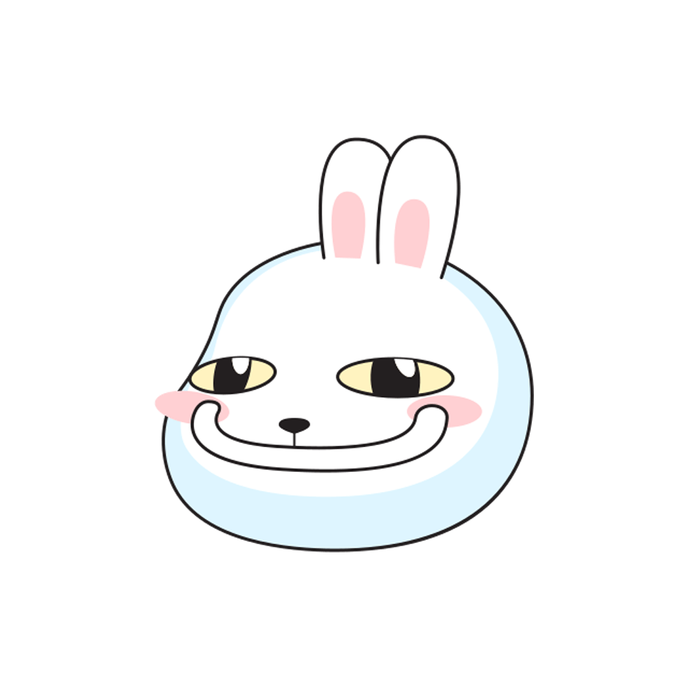 Smirking Free Sticker Transparent Clipart