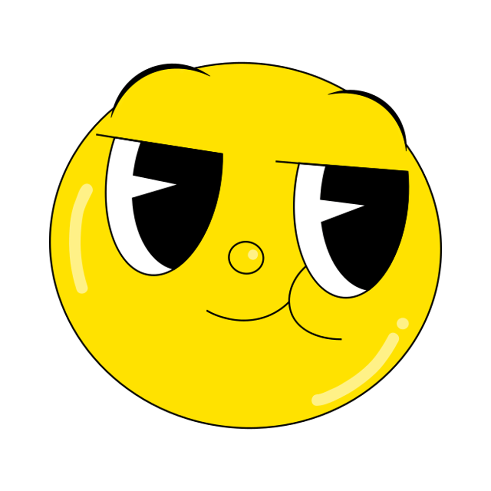 Smirking Free Sticker Transparent Gallery