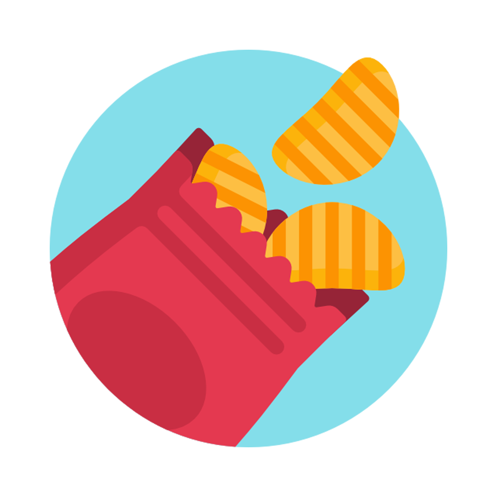 Snacks Sticker Photo Transparent Photo
