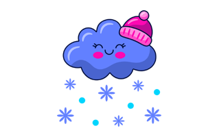 Snowing Free Sticker PNG