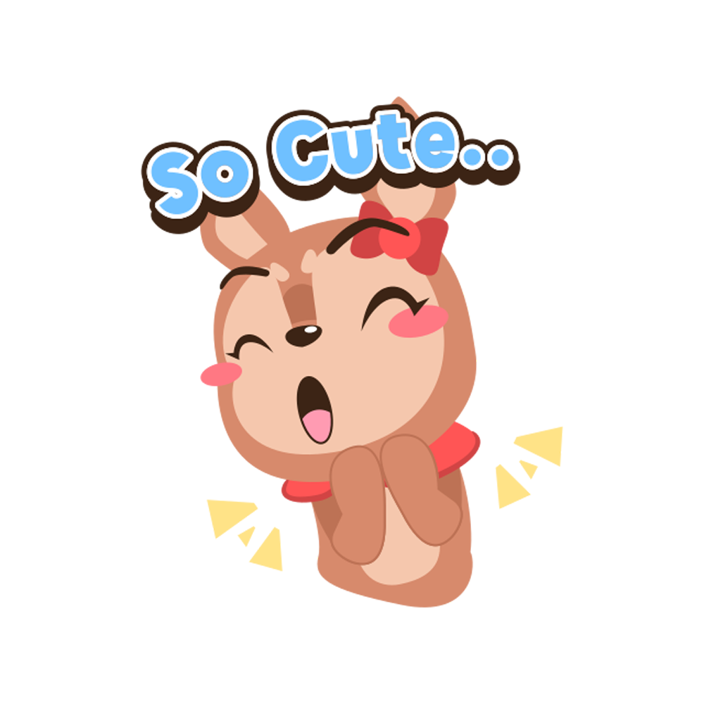 So Cute Sticker Transparent Clipart