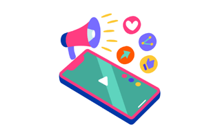 Social Media Marketing Free Sticker PNG