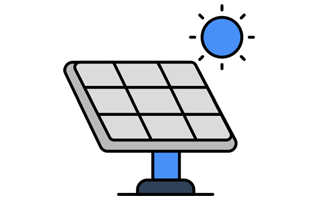 Solar Panel Sticker PNG