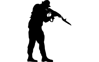 Solider Silhouette PNG