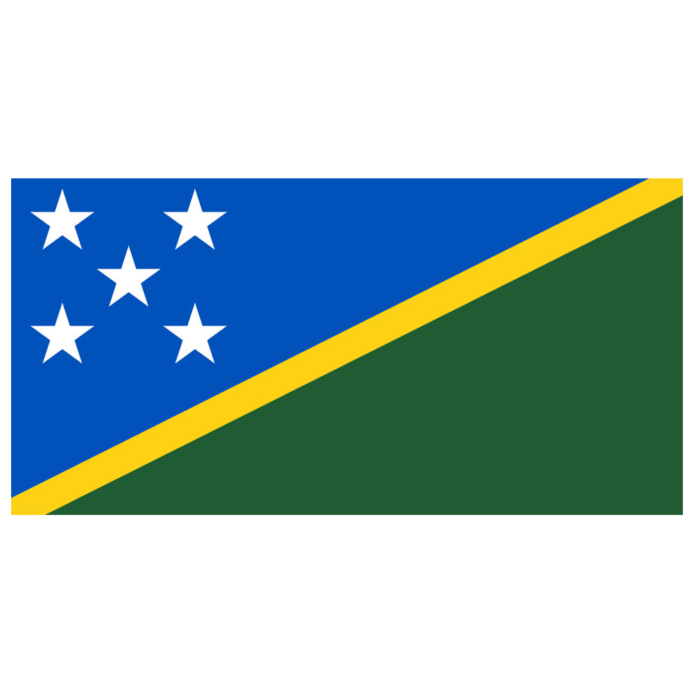 Solomon Islands Flag Transparent Clipart