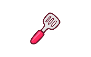 Spatula Free Sticker PNG